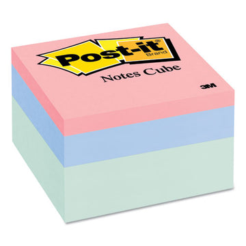 Post-it® Notes Original Cubes, 3 X 3, Seafoam Wave, 490-sheet freeshipping - TVN Wholesale